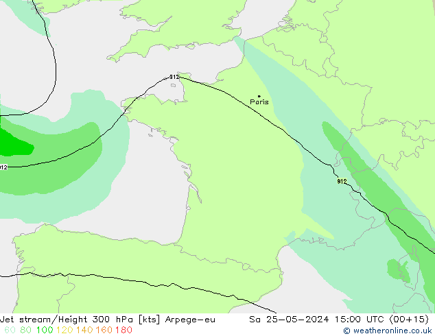 Jet Akımları Arpege-eu Cts 25.05.2024 15 UTC