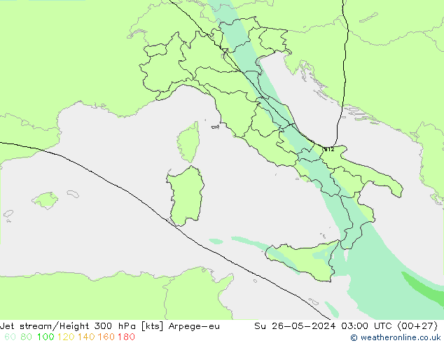 Corrente a getto Arpege-eu dom 26.05.2024 03 UTC