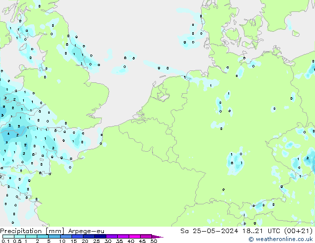 Yağış Arpege-eu Cts 25.05.2024 21 UTC