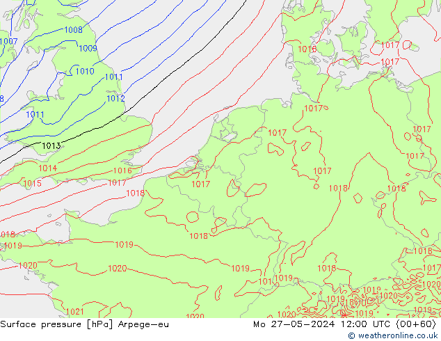 Bodendruck Arpege-eu Mo 27.05.2024 12 UTC