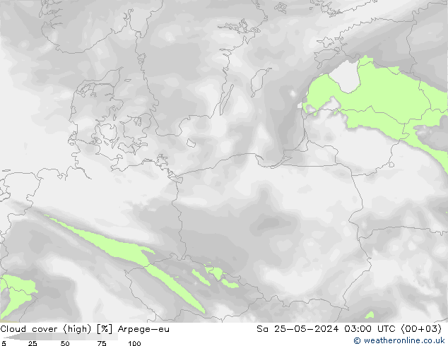 Bulutlar (yüksek) Arpege-eu Cts 25.05.2024 03 UTC