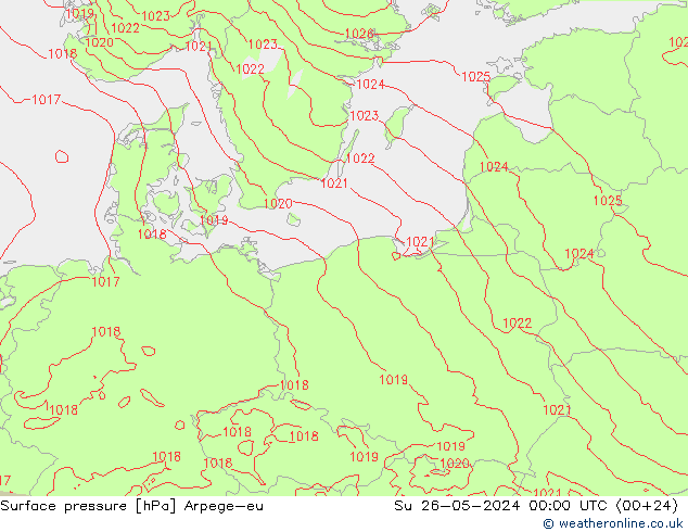 ciśnienie Arpege-eu nie. 26.05.2024 00 UTC