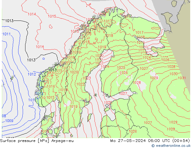      Arpege-eu  27.05.2024 06 UTC