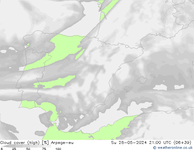Nubes altas Arpege-eu dom 26.05.2024 21 UTC