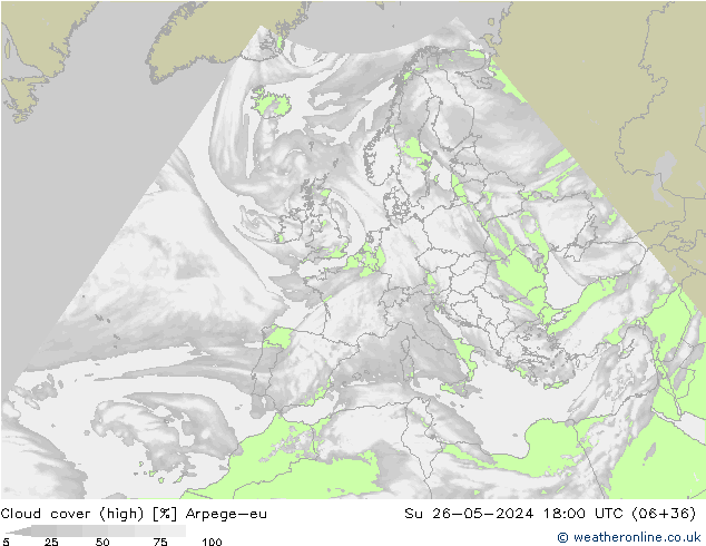 Nubes altas Arpege-eu dom 26.05.2024 18 UTC