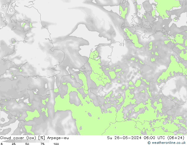 Nubes bajas Arpege-eu dom 26.05.2024 06 UTC