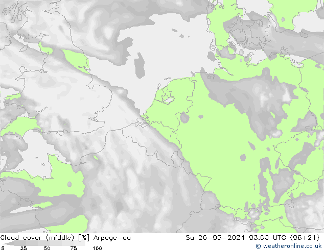 Bewolking (Middelb.) Arpege-eu zo 26.05.2024 03 UTC