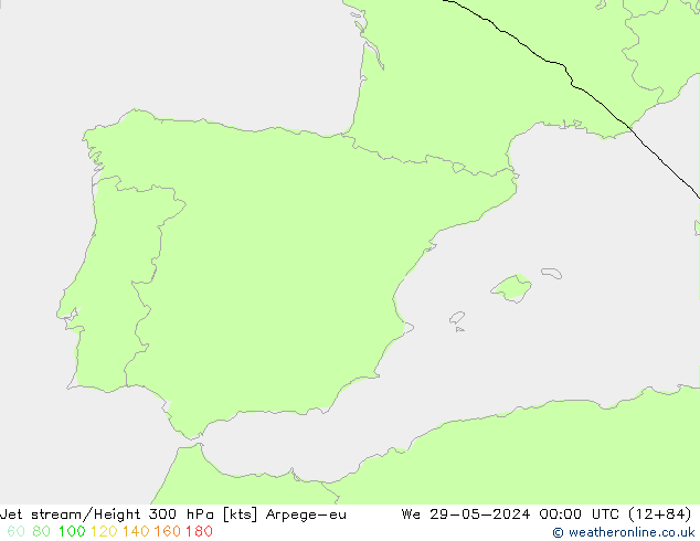 Prąd strumieniowy Arpege-eu śro. 29.05.2024 00 UTC
