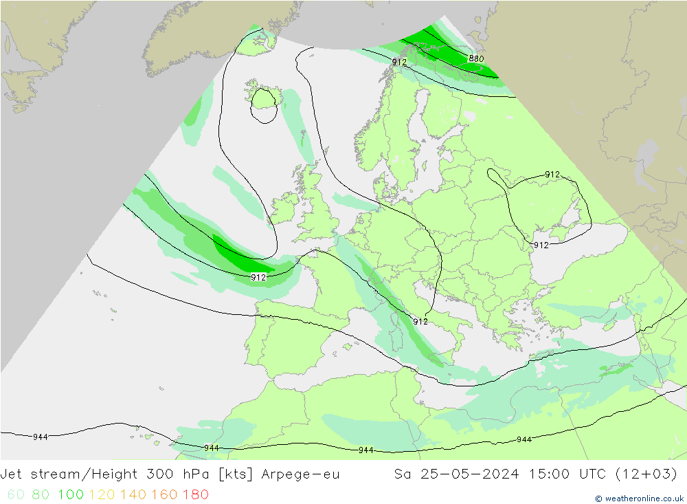 Prąd strumieniowy Arpege-eu so. 25.05.2024 15 UTC