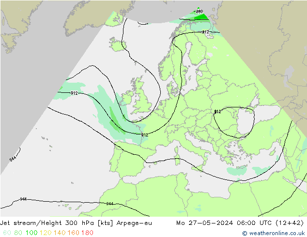 Polarjet Arpege-eu Mo 27.05.2024 06 UTC