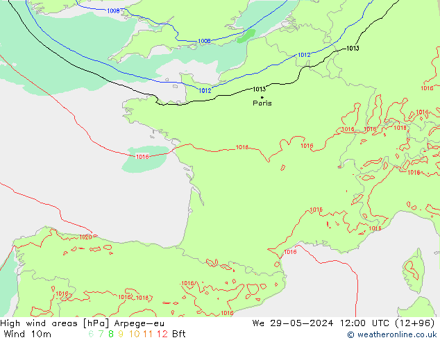 Sturmfelder Arpege-eu Mi 29.05.2024 12 UTC
