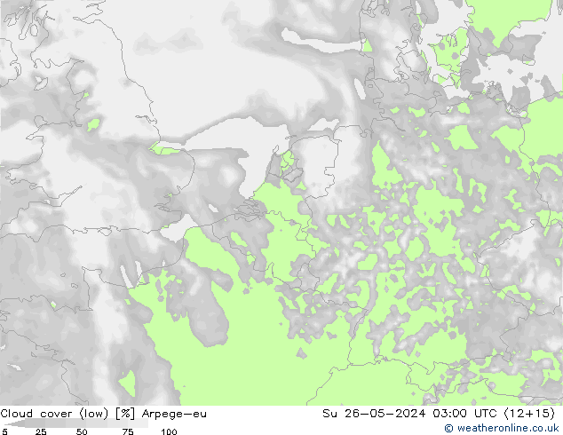 Nubi basse Arpege-eu dom 26.05.2024 03 UTC
