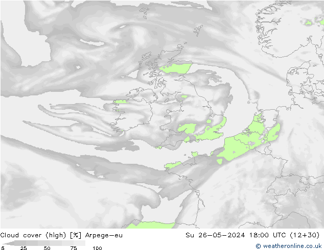 Bewolking (Hoog) Arpege-eu zo 26.05.2024 18 UTC