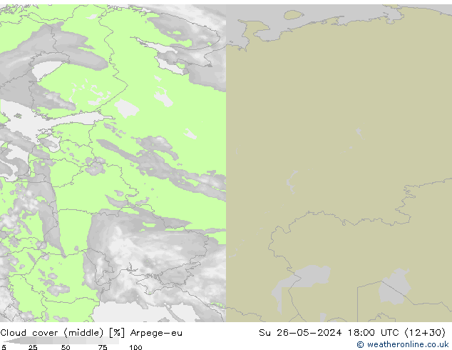 Bulutlar (orta) Arpege-eu Paz 26.05.2024 18 UTC