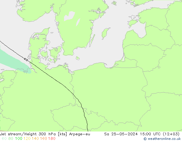 Courant-jet Arpege-eu sam 25.05.2024 15 UTC