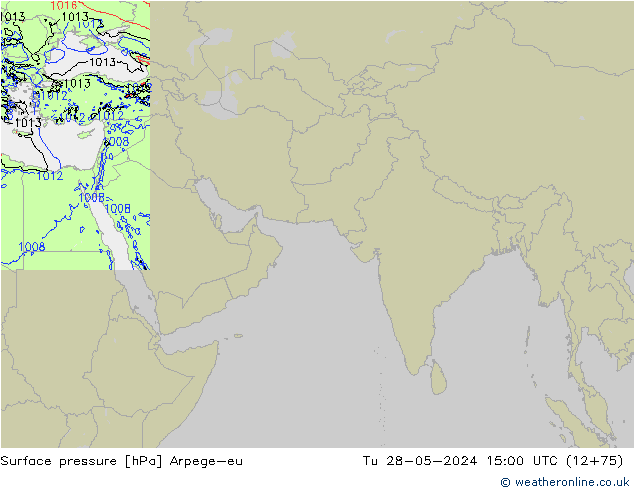 Bodendruck Arpege-eu Di 28.05.2024 15 UTC