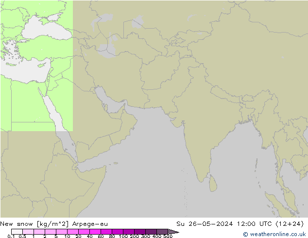 Verse sneeuw Arpege-eu zo 26.05.2024 12 UTC