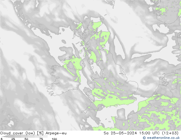Nubi basse Arpege-eu sab 25.05.2024 15 UTC