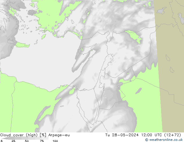 облака (средний) Arpege-eu вт 28.05.2024 12 UTC