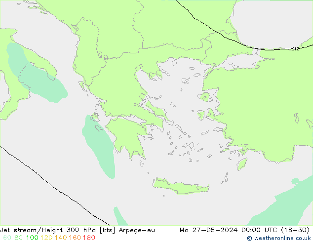 Prąd strumieniowy Arpege-eu pon. 27.05.2024 00 UTC