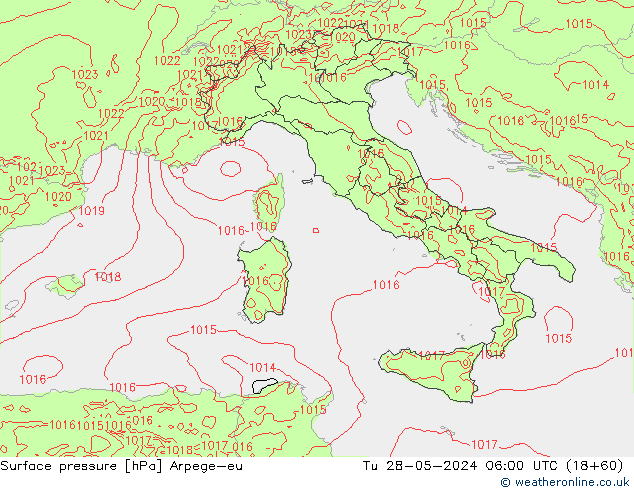 ciśnienie Arpege-eu wto. 28.05.2024 06 UTC