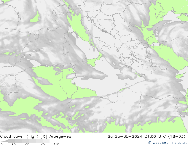 nuvens (high) Arpege-eu Sáb 25.05.2024 21 UTC