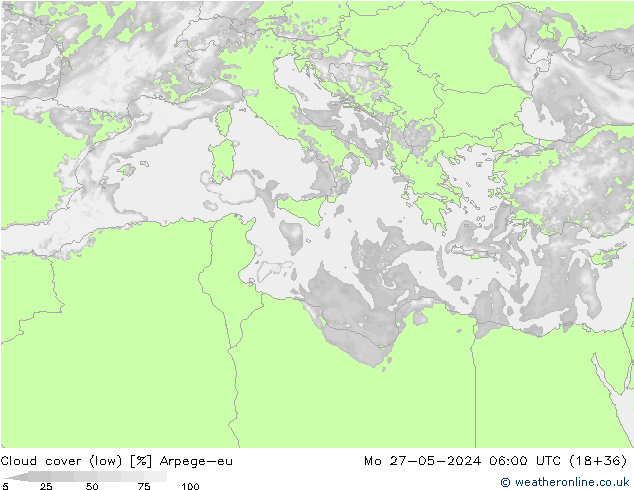 облака (низкий) Arpege-eu пн 27.05.2024 06 UTC