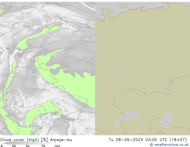 облака (средний) Arpege-eu вт 28.05.2024 03 UTC