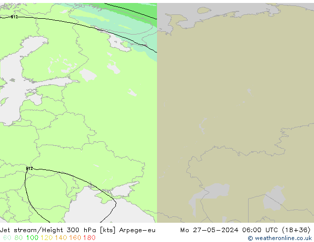 Prąd strumieniowy Arpege-eu pon. 27.05.2024 06 UTC