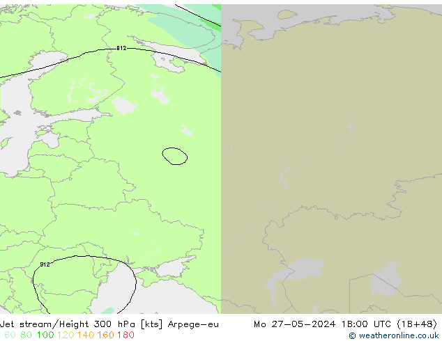 Courant-jet Arpege-eu lun 27.05.2024 18 UTC