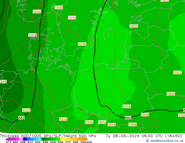 Thck 500-1000hPa Arpege-eu Út 28.05.2024 06 UTC