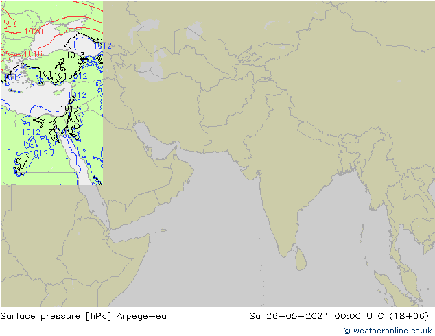 Bodendruck Arpege-eu So 26.05.2024 00 UTC