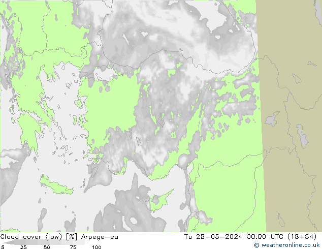 Nubi basse Arpege-eu mar 28.05.2024 00 UTC