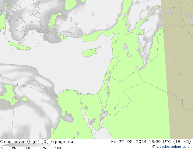 Nubes altas Arpege-eu lun 27.05.2024 18 UTC
