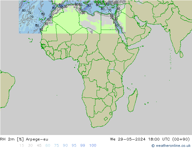 RV 2m Arpege-eu wo 29.05.2024 18 UTC