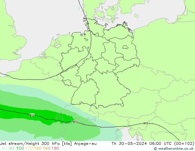 Corrente a getto Arpege-eu gio 30.05.2024 06 UTC