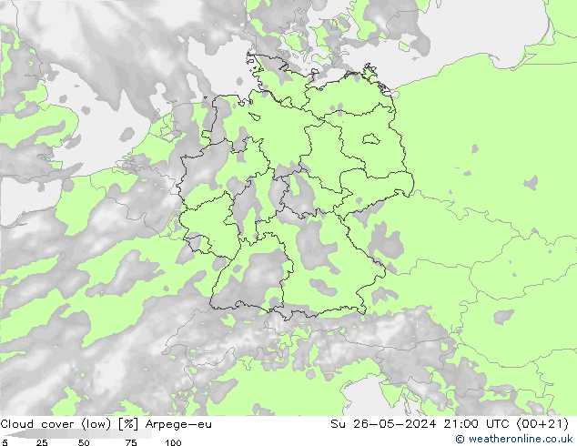 云 (低) Arpege-eu 星期日 26.05.2024 21 UTC