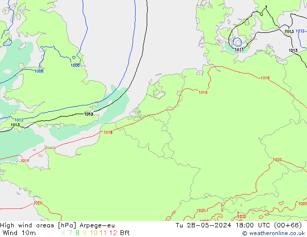 Izotacha Arpege-eu wto. 28.05.2024 18 UTC
