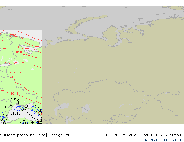 ciśnienie Arpege-eu wto. 28.05.2024 18 UTC