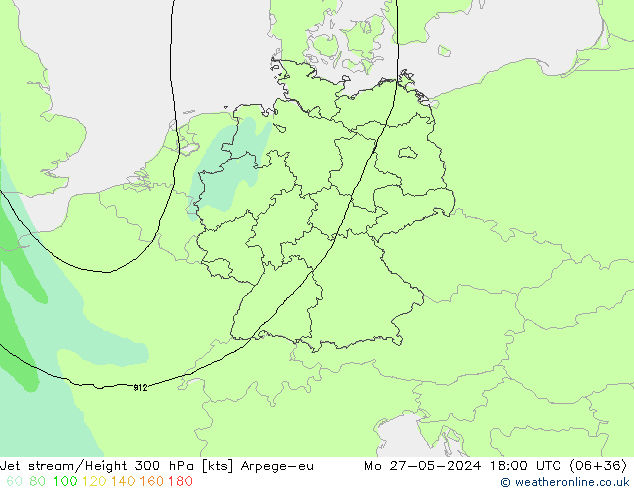 Polarjet Arpege-eu Mo 27.05.2024 18 UTC