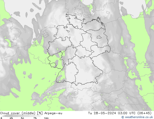 Bewolking (Middelb.) Arpege-eu di 28.05.2024 03 UTC