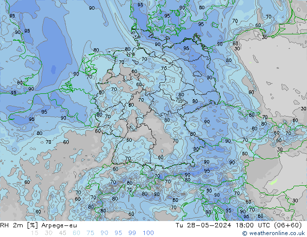 RV 2m Arpege-eu di 28.05.2024 18 UTC