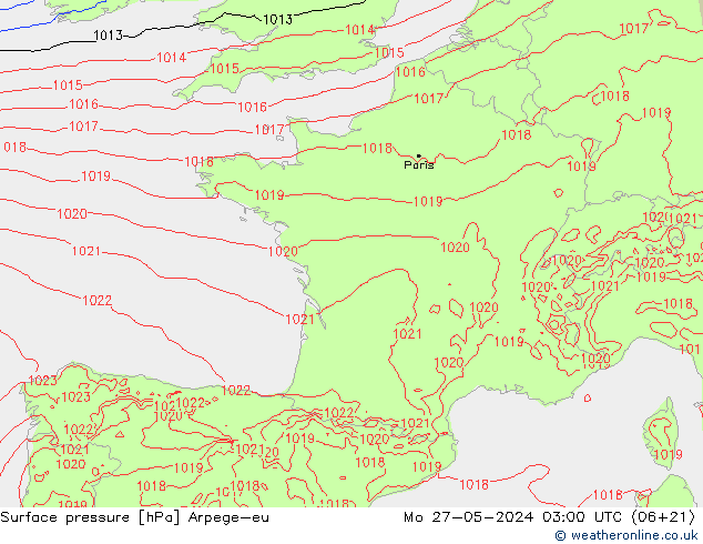      Arpege-eu  27.05.2024 03 UTC