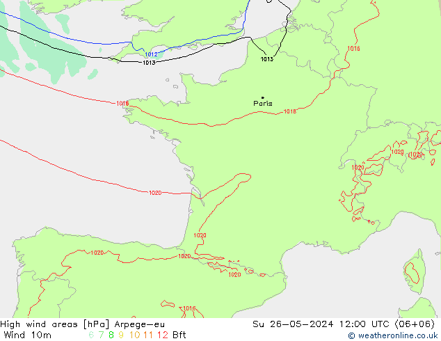 Sturmfelder Arpege-eu So 26.05.2024 12 UTC