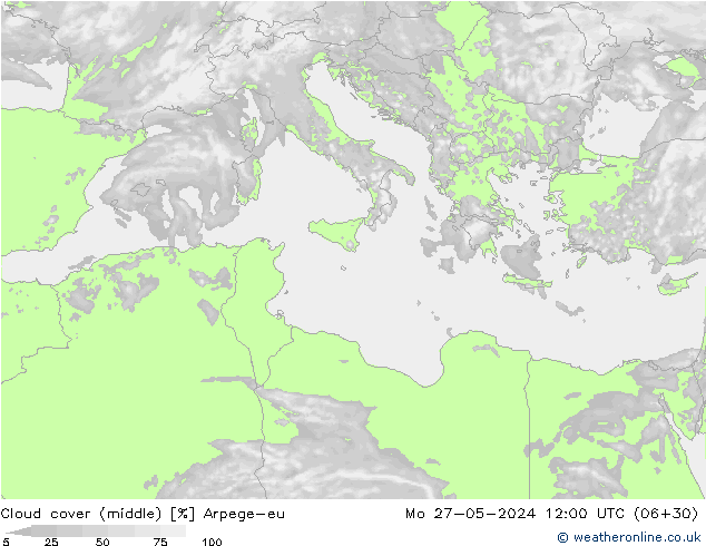 zachmurzenie (środk.) Arpege-eu pon. 27.05.2024 12 UTC