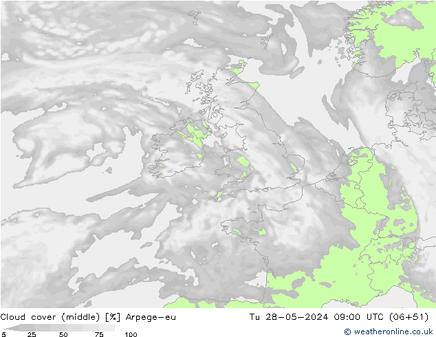 Nubi medie Arpege-eu mar 28.05.2024 09 UTC