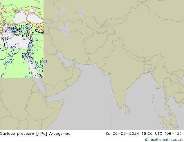 pression de l'air Arpege-eu dim 26.05.2024 18 UTC