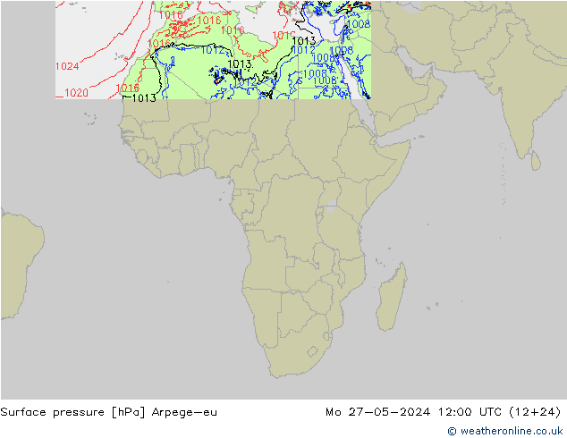 Bodendruck Arpege-eu Mo 27.05.2024 12 UTC