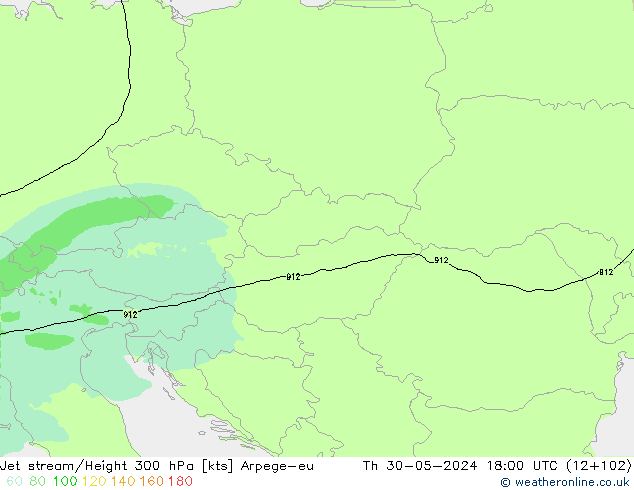 Jet Akımları Arpege-eu Per 30.05.2024 18 UTC