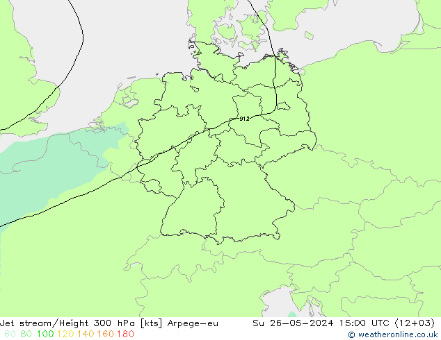 Corrente a getto Arpege-eu dom 26.05.2024 15 UTC